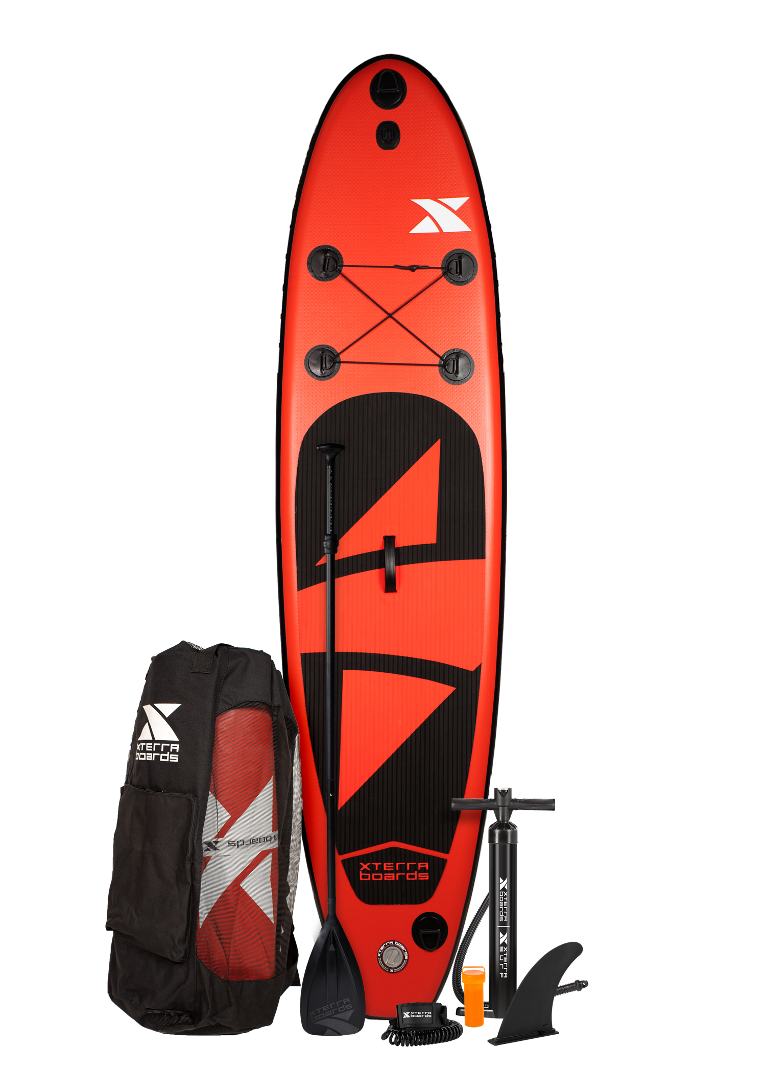 10' Red Inflatable SUP Package - XTERRA BOARDS