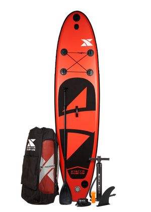10' Cloud Red Inflatable SUP Package