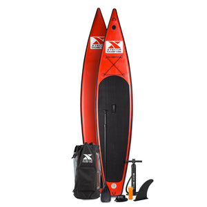 12'6" Red Touring Inflatable SUP Package